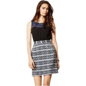 Anthropology silk and tweed dress, NWOT size 6